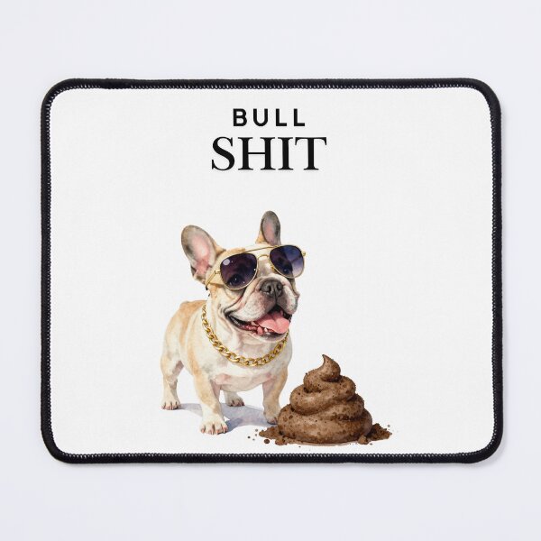 Item preview, French Bulldog Poster - Bullshit - Colorful Dog Wall Art - Funny Watercolor Poster, Art Print Frenchie - Gift Idea for Dog Moms designed and sold by SophiesDesign27.