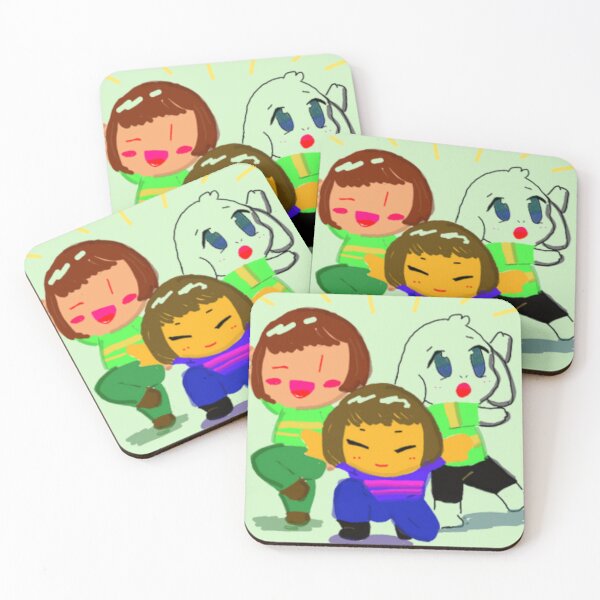 Item preview, Undertale Trio Dynamic Pose designed and sold by Friskandflowey.