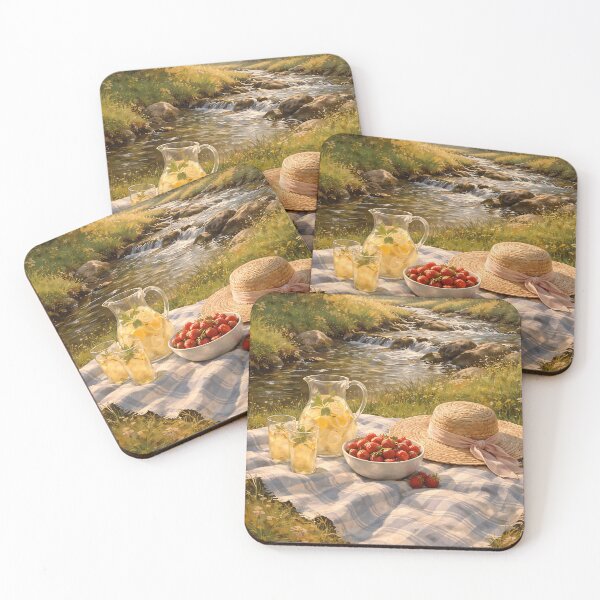 Item preview, Riverside Picnic Spot - Cottagecore Aesthetic designed and sold by bapupa.
