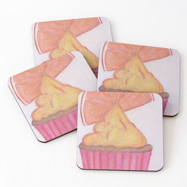 Item preview, Cupcake with a orange slice designed and sold by Artbysarah23.