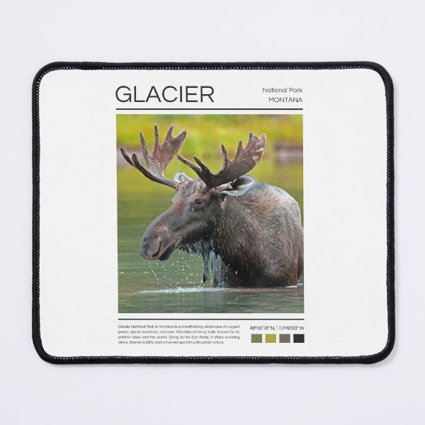Item preview, Glacier National Park - Montana  designed and sold by StudioRedKoala.
