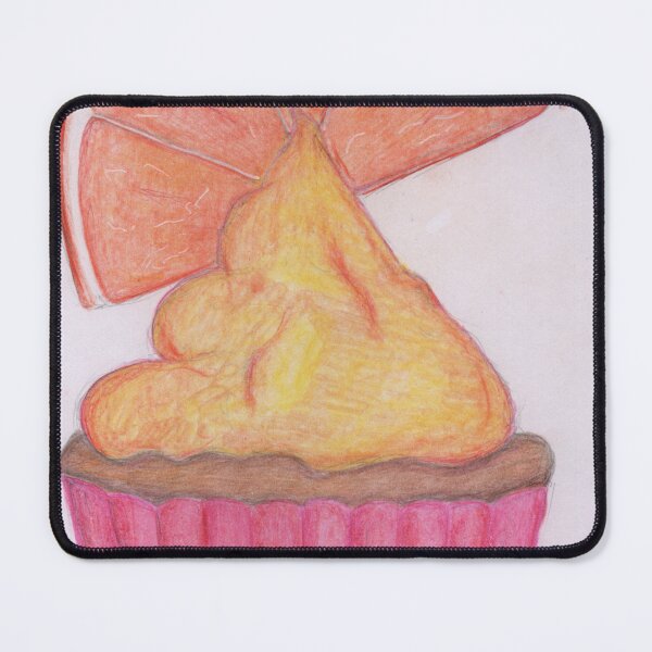 Item preview, Cupcake with a orange slice designed and sold by Artbysarah23.