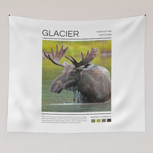 Item preview, Glacier National Park - Montana  designed and sold by StudioRedKoala.