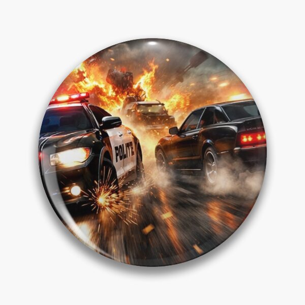 Item preview, High-Speed Police Chase Explosion designed and sold by 216031.