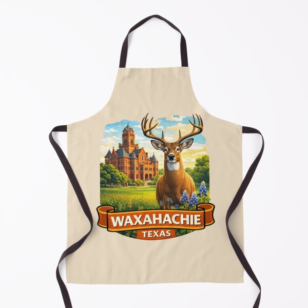 Item preview, Waxahachie, Texas - Whitetail Deer & Historic Courthouse designed and sold by Myra365Art.