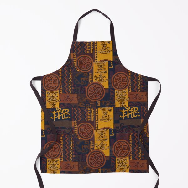 Item preview, Ancient Totems - Ethnic Mayan and Aztec Geometric Seamless Pattern designed and sold by myforestfog.