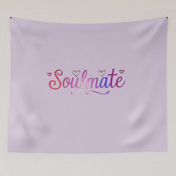 Item preview, Soulmate Rainbow 3D Lettering – Love & Soul Connection Design designed and sold by Spirit75.