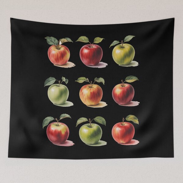 Item preview, Many Kinds Cute Apples Colors For Orchard Harvest Season designed and sold by papertaless.