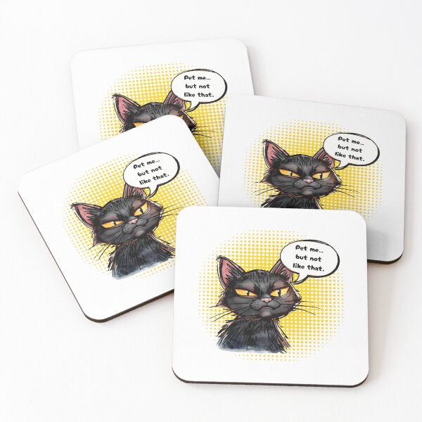 Item preview, snarky introvert black  cute  cat ver 3g |animal  humour black Cat |animals meme-Funny Pet Lover Meme – Cute Cat & Dog Sticker | Kitty Kitten Animal Humor | Cat Lover Gift designed and sold by mndesignworx.