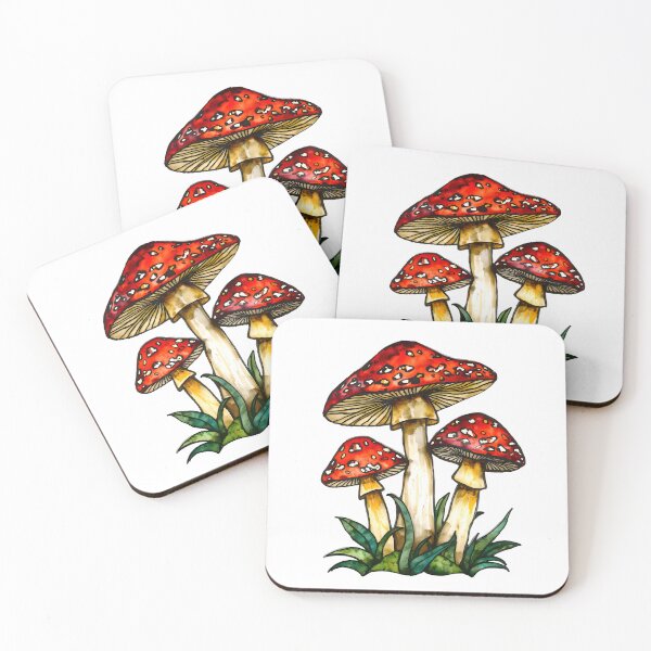 Item preview, Fairy-tale mushrooms designed and sold by uunaa.