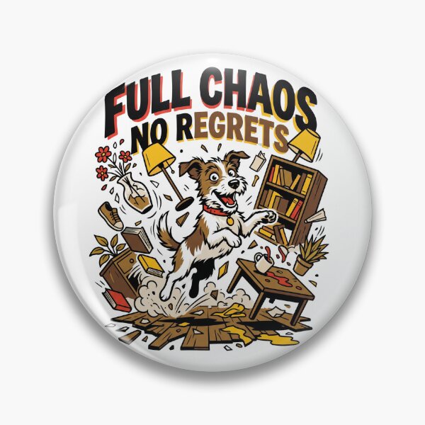 Item preview, Chaotic Dog Energy Shirt Funny Hyper Puppy Meme designed and sold by ManikRaja.