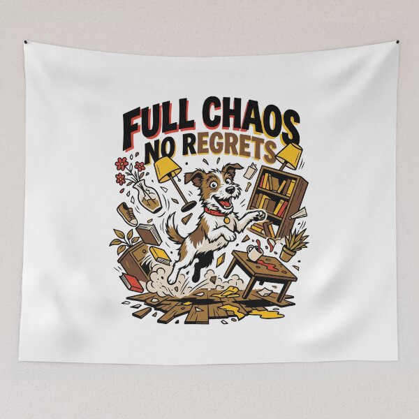 Item preview, Chaotic Dog Energy Shirt Funny Hyper Puppy Meme designed and sold by ManikRaja.