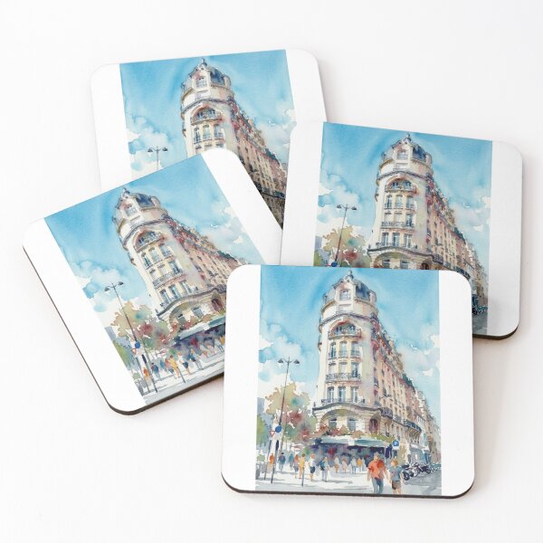Item preview, Paris Charivari Watercolor designed and sold by caracatita75.