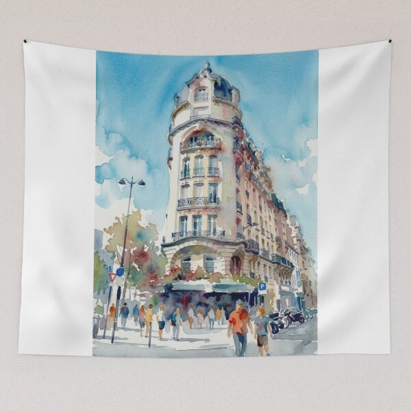 Item preview, Paris Charivari Watercolor designed and sold by caracatita75.