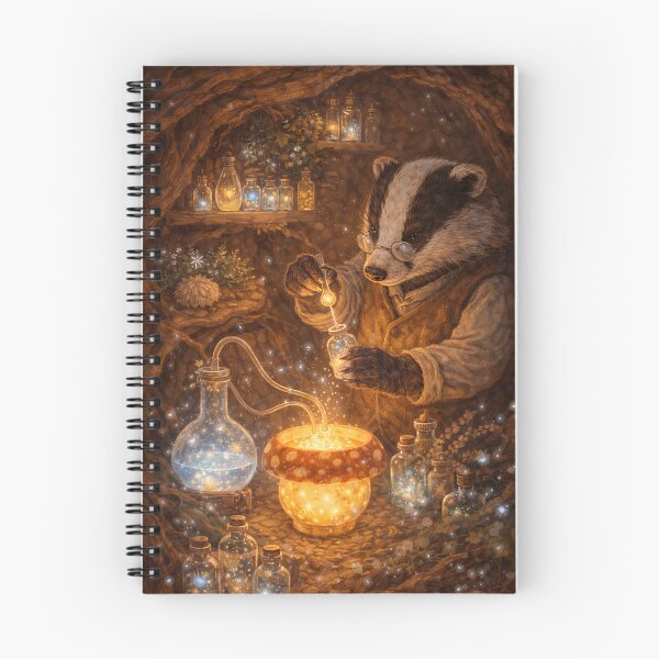 Item preview, Badger's Potion Cellar - Cottagecore Magic designed and sold by bapupa.