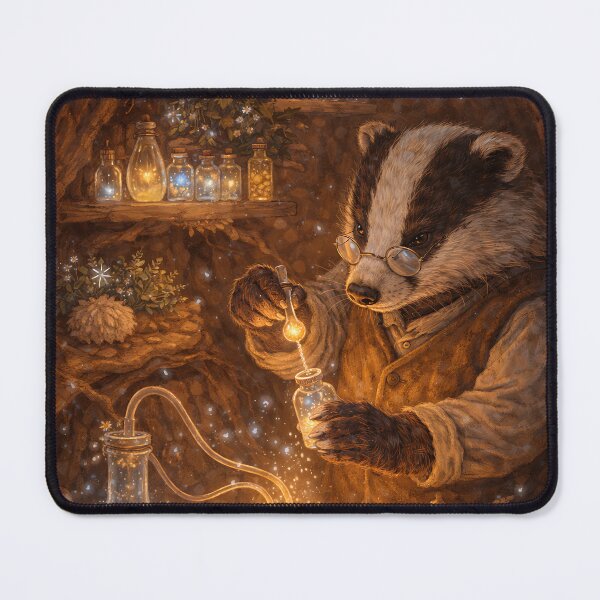 Item preview, Badger's Potion Cellar - Cottagecore Magic designed and sold by bapupa.
