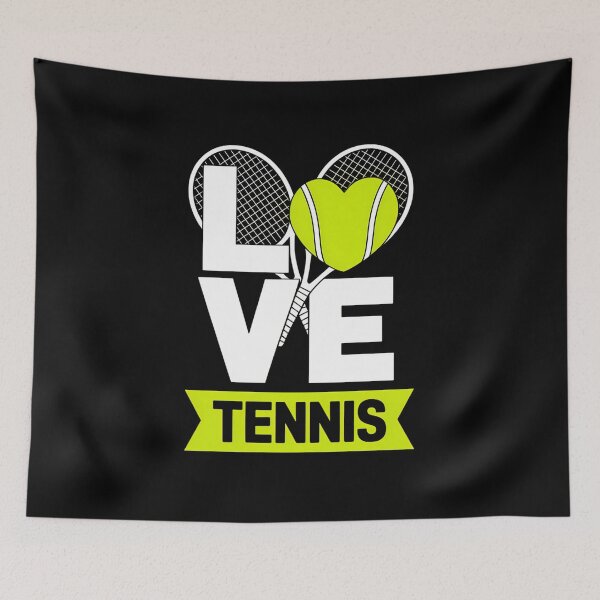 Item preview, Love Tennis Funny Heart Lawn Baller Racket Game Lover designed and sold by papertaless.