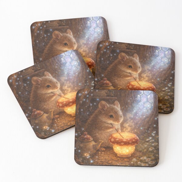 Item preview, Mouse's Moonlight Steep - Cottagecore Magic designed and sold by bapupa.