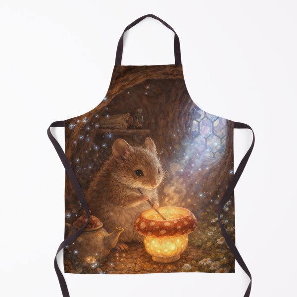 Item preview, Mouse's Moonlight Steep - Cottagecore Magic designed and sold by bapupa.