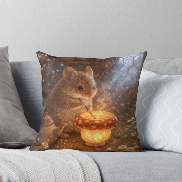 Item preview, Mouse's Moonlight Steep - Cottagecore Magic designed and sold by bapupa.