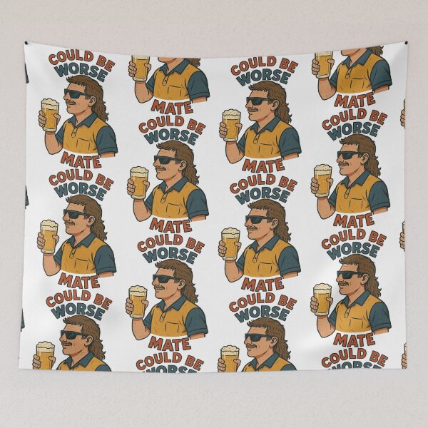 Item preview, could be worse mate aussie beer mullet designed and sold by Captain-Jackson.