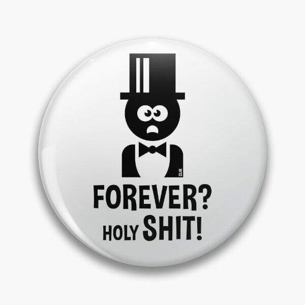 Item preview, Groom: Forever? Holy Shit! (Stag Night / Bachelor Party / Wedding / Black) designed and sold by MrFaulbaum.