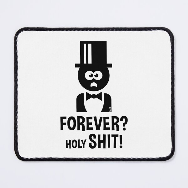 Item preview, Groom: Forever? Holy Shit! (Stag Night / Bachelor Party / Wedding / Black) designed and sold by MrFaulbaum.