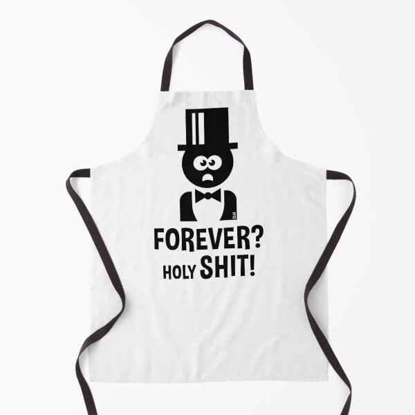 Item preview, Groom: Forever? Holy Shit! (Stag Night / Bachelor Party / Wedding / Black) designed and sold by MrFaulbaum.