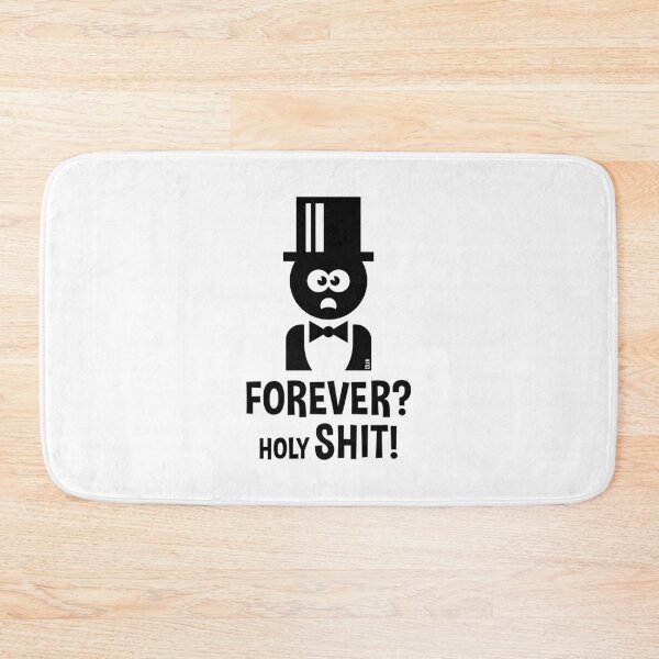 Item preview, Groom: Forever? Holy Shit! (Stag Night / Bachelor Party / Wedding / Black) designed and sold by MrFaulbaum.