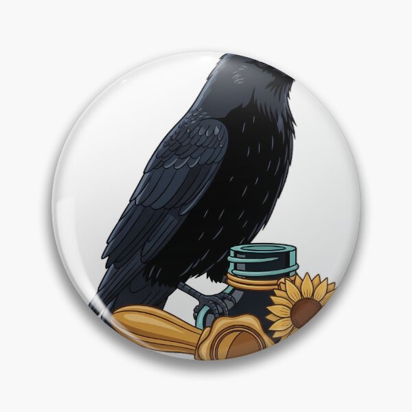 Item preview, Ink Bottle Crow Charm designed and sold by pumsquare.