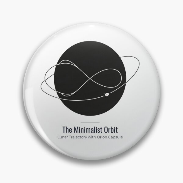 Item preview, Endless Orbit – Minimal Space Infinity Design  Lunar Mission Aesthetic designed and sold by Elviqus Shop.