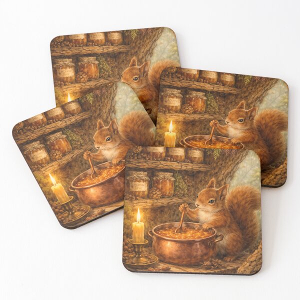 Item preview, Squirrel’s Jam Kitchen - Cottagecore Woodland designed and sold by bapupa.