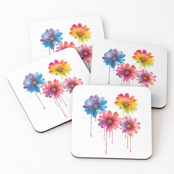 Item preview, Rainbow cosmos flower designed and sold by uunaa.