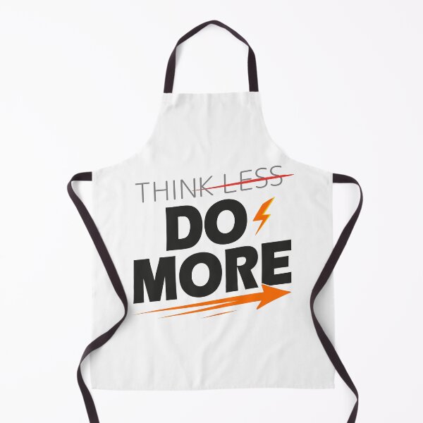 Item preview, Think Less Do More Discipline Quote Minimalist Typography Design designed and sold by Zayn Studio.