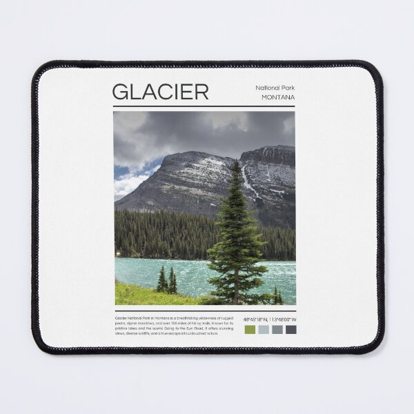 Item preview, Glacier National Park - Montana  designed and sold by StudioRedKoala.
