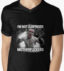 Nate Diaz - Not Surprised Motherfuckers Men's V-Neck T-Shirt