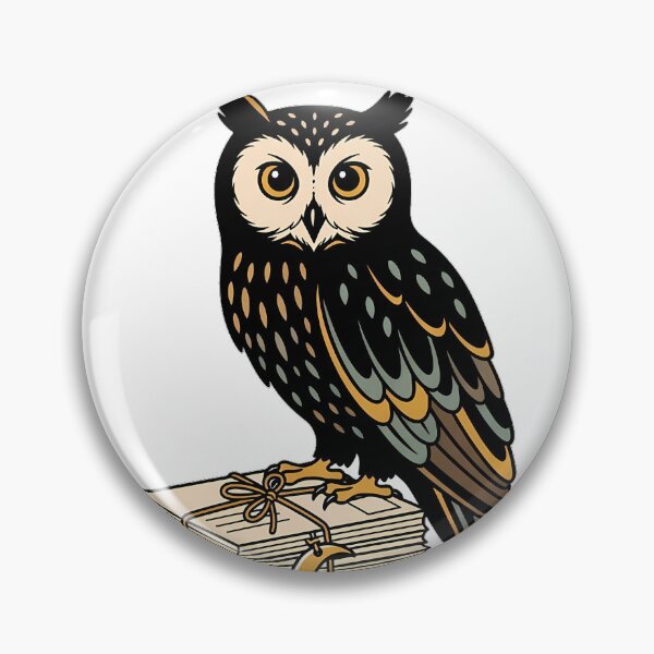 Item preview, Crescent Postcard Owl designed and sold by pumsquare.