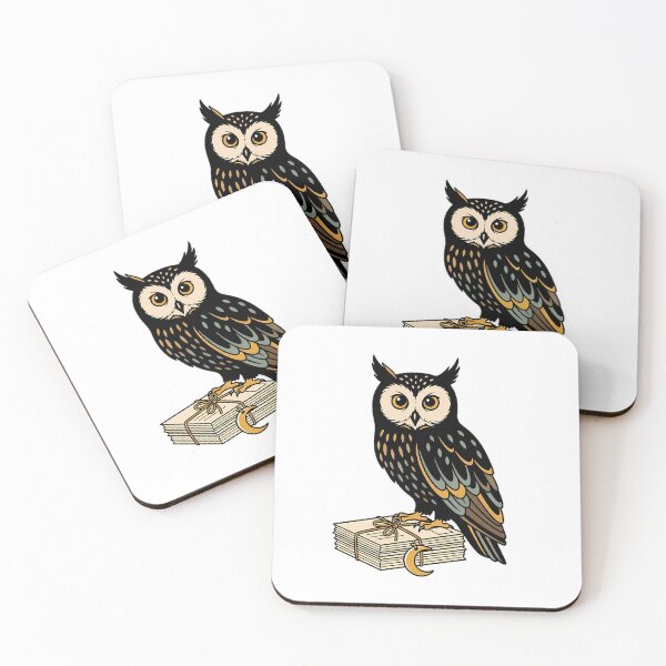 Item preview, Crescent Postcard Owl designed and sold by pumsquare.