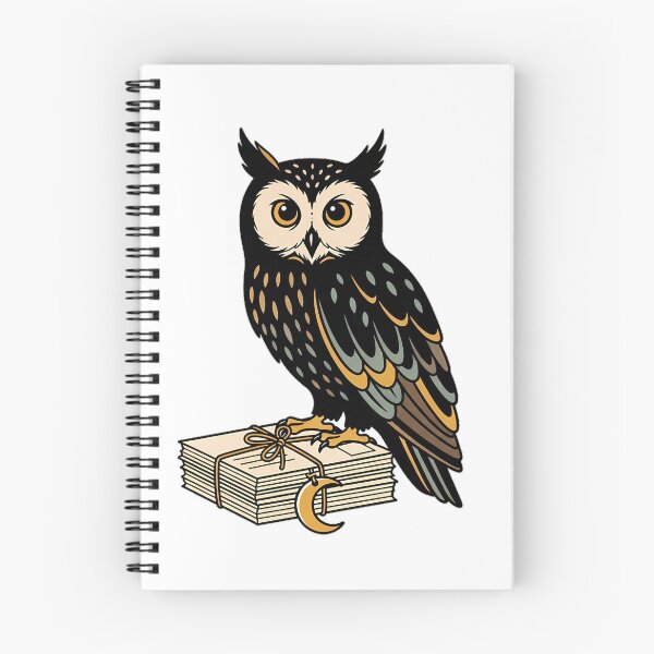Item preview, Crescent Postcard Owl designed and sold by pumsquare.