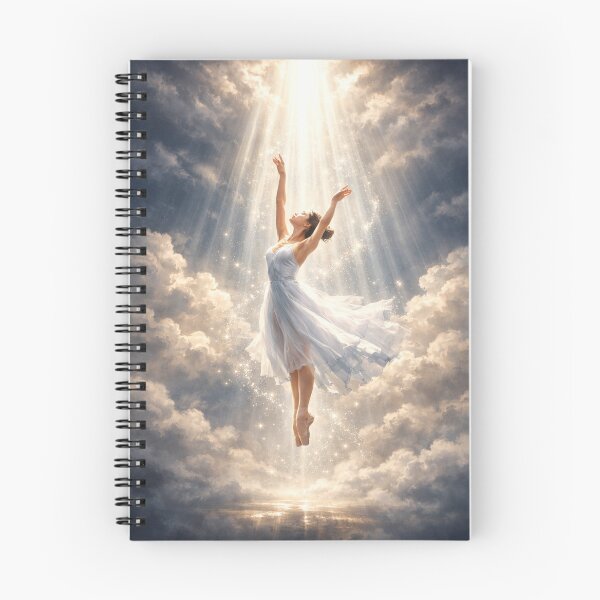 Item preview, Ascension Ballerina – Radiant Light Fantasy Ballet Poster designed and sold by SEIMEI2025.