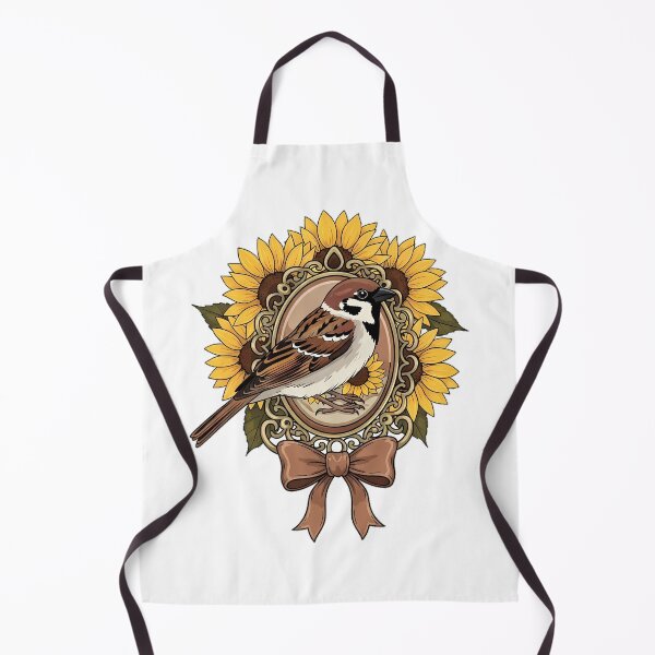 Item preview, Sunflower Cameo Sparrow designed and sold by pumsquare.