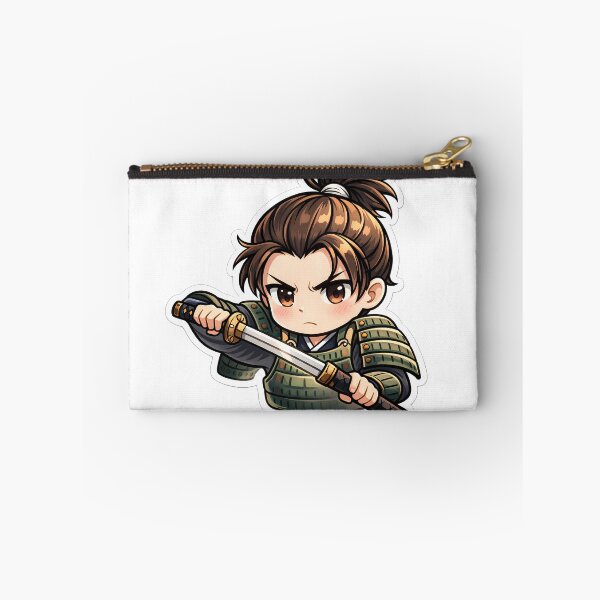 Item preview, Chibi Samurai Sticker Cute Anime Warrior Katana Japanese Kawaii Aesthetic designed and sold by Art-Selling.
