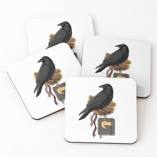 Item preview, Poet Brooch Crow designed and sold by pumsquare.