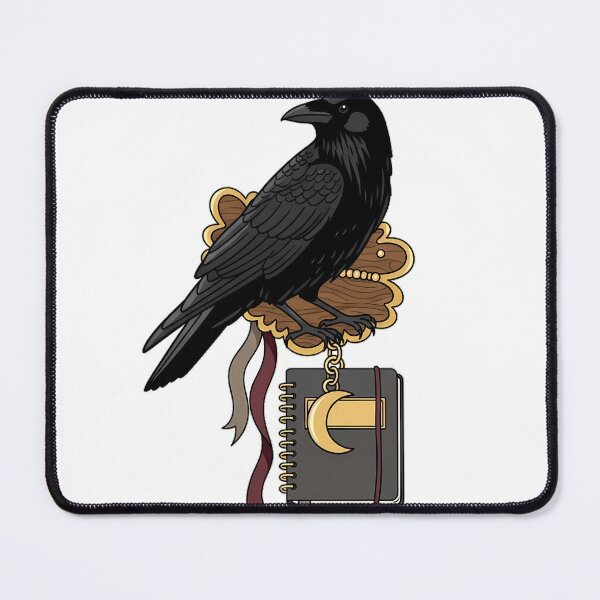 Item preview, Poet Brooch Crow designed and sold by pumsquare.