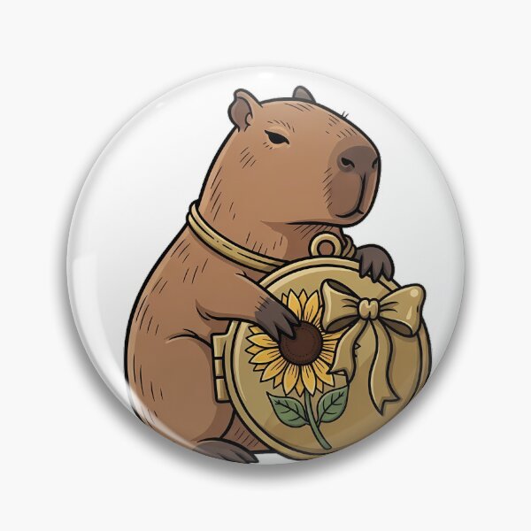 Item preview, Memory Locket Capybara designed and sold by pumsquare.