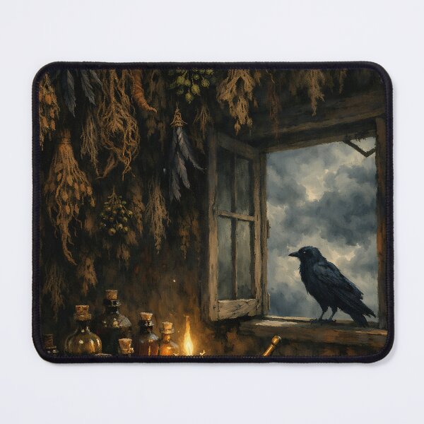 Item preview, The Alchemist’s Drying Room - Dark Cottagecore designed and sold by bapupa.