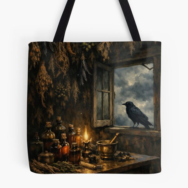 Item preview, The Alchemist’s Drying Room - Dark Cottagecore designed and sold by bapupa.