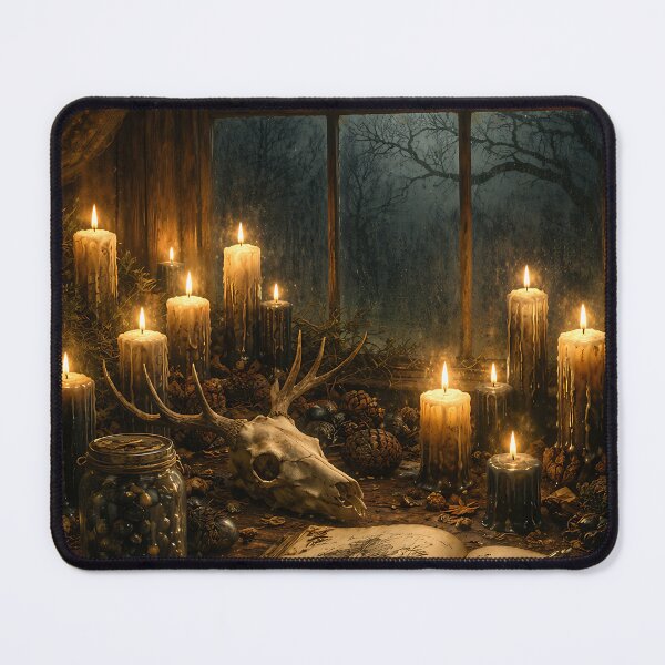 Item preview, The Candlelit Herbarium - Dark Cottagecore designed and sold by bapupa.
