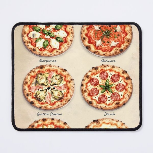Item preview, Le Pizze Napoletane | Italian Pizza Wall Art | Vintage Neapolitan Pizza Print | Italian Kitchen Decor | Pizza Lover Gift designed and sold by Kelvin Hughes Design.