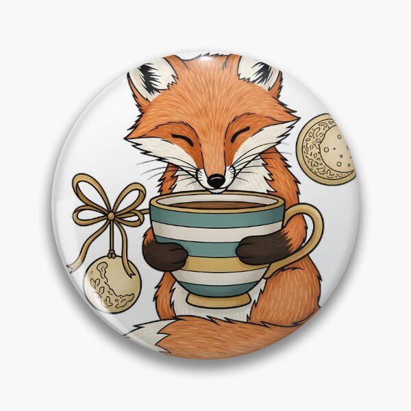 Item preview, Teacup Token Fox designed and sold by pumsquare.
